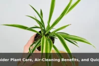 Spider Plant Care, Air-Cleaning Benefits, and Quick Facts
