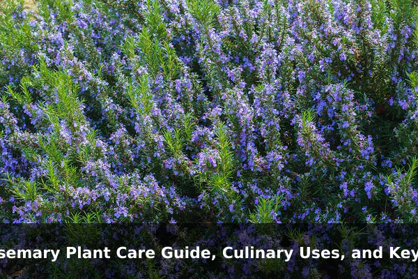 Rosemary Plant Care Guide, Culinary Uses, and Key Benefits