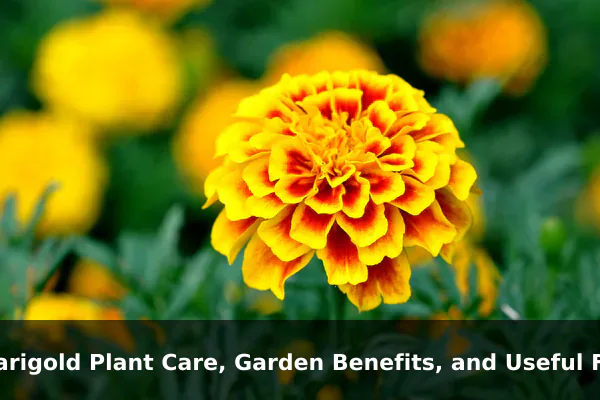 Marigold Plant Care, Garden Benefits, and Useful Facts