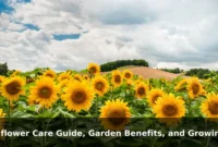 Sunflower Care Guide, Garden Benefits, and Growing Tips