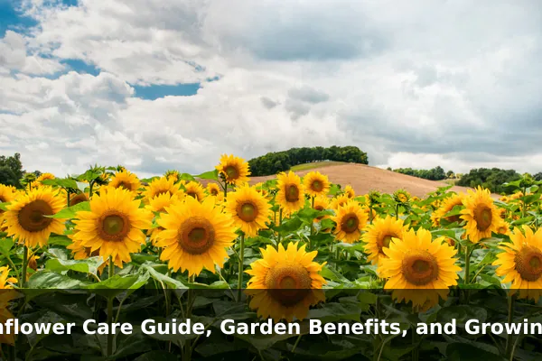 Sunflower Care Guide, Garden Benefits, and Growing Tips